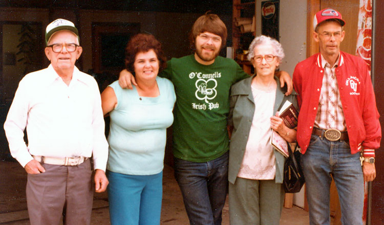 Grandpa, Mom, Mike, Dad