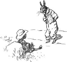 Br'er rabbit meets the Tar Baby Pat