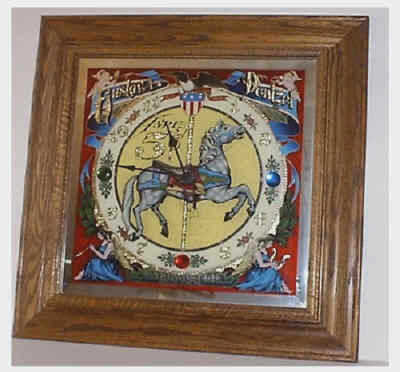 Carousel Clock from The Hensley Co. 1983. 26&quot; across.