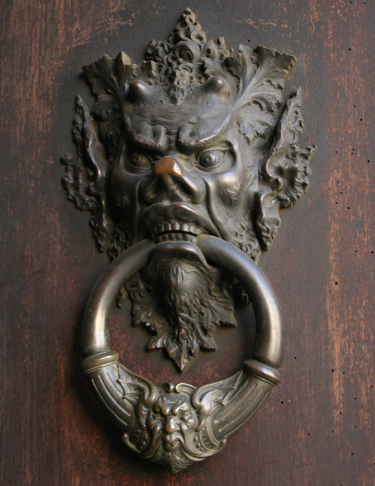 My absolute favorite door-knocker