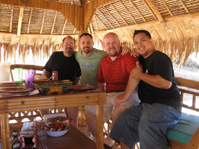 Harry and his sons, Eric, Eric (Ric), and Daniel.