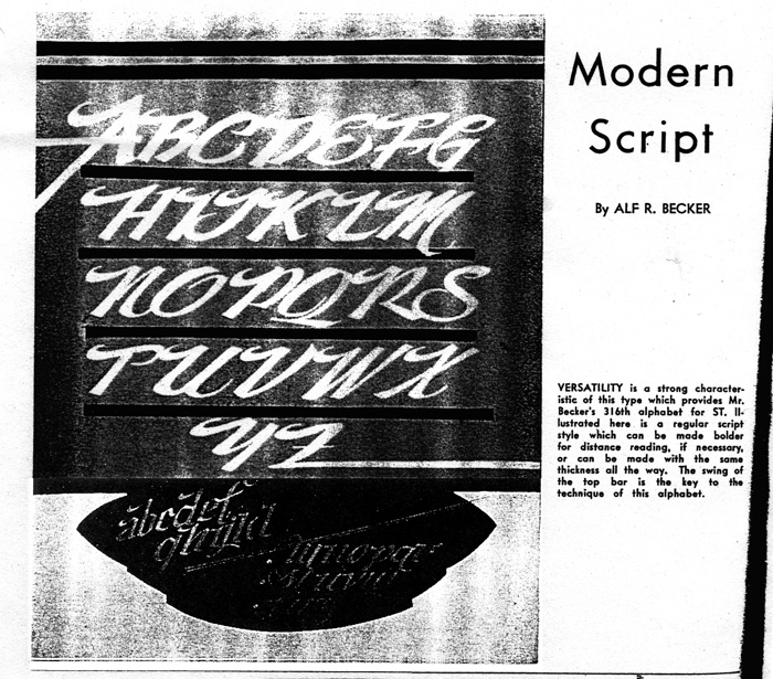 ARB 316 - Modern Script